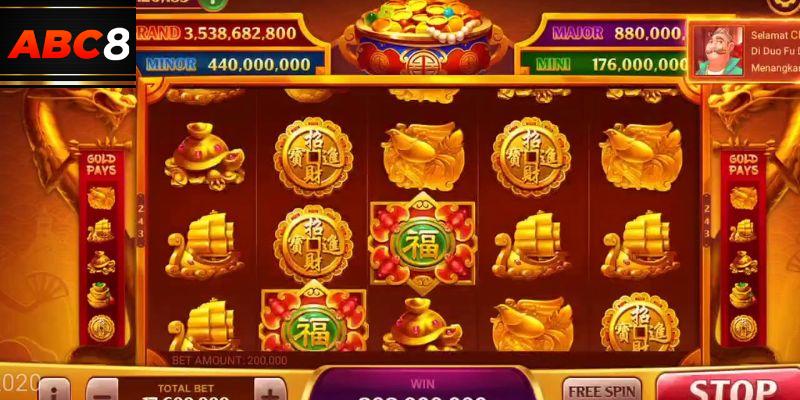 Rinh liền vàng thưởng ngẫu nhiên trong mỗi phiên slot game