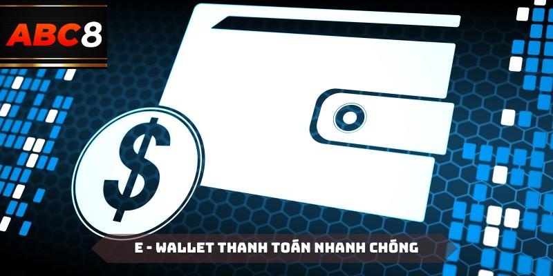 Hệ thống thanh toán nhanh gọn tại ABC8 thể thao điện tử